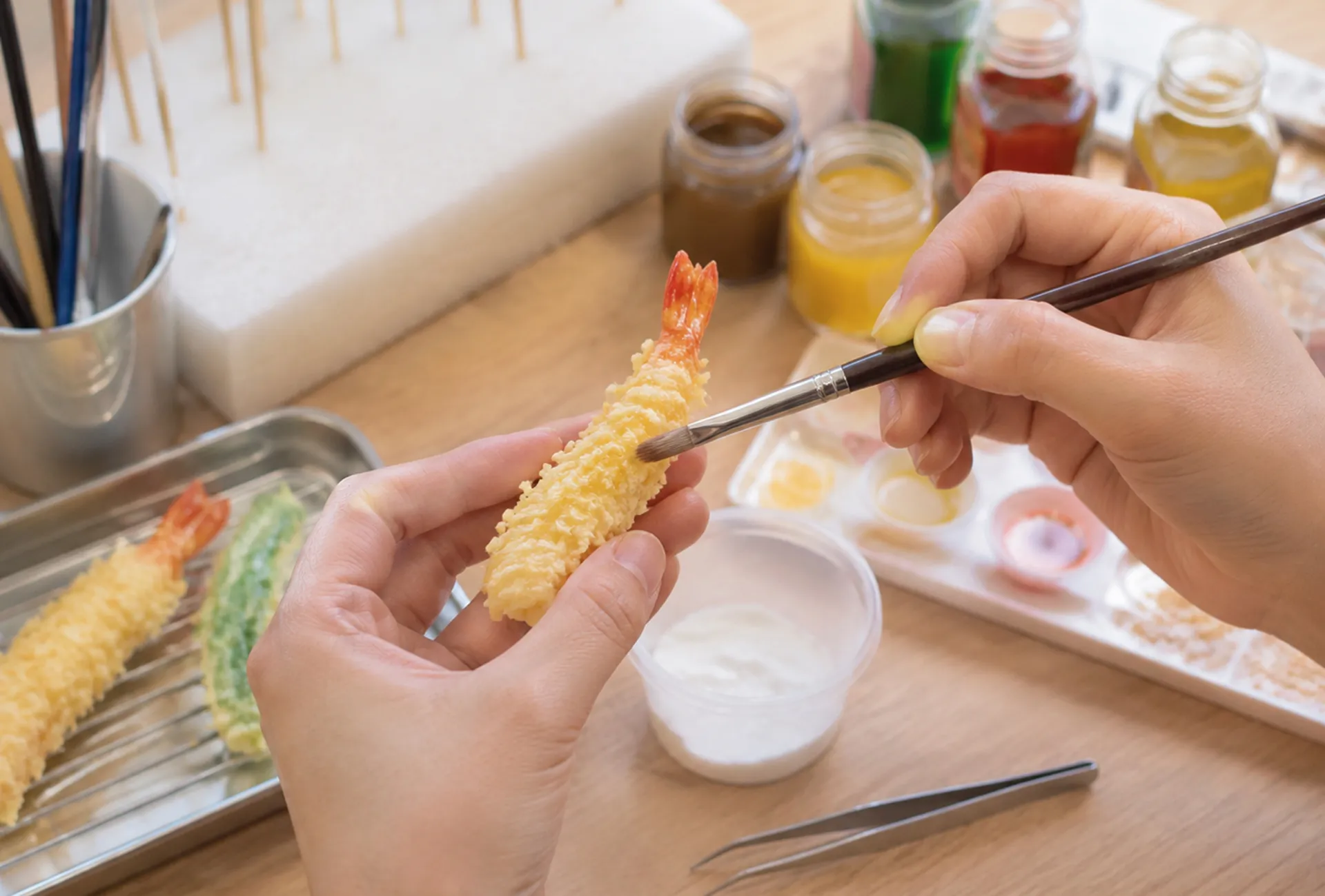 食品サンプル作りイメージ