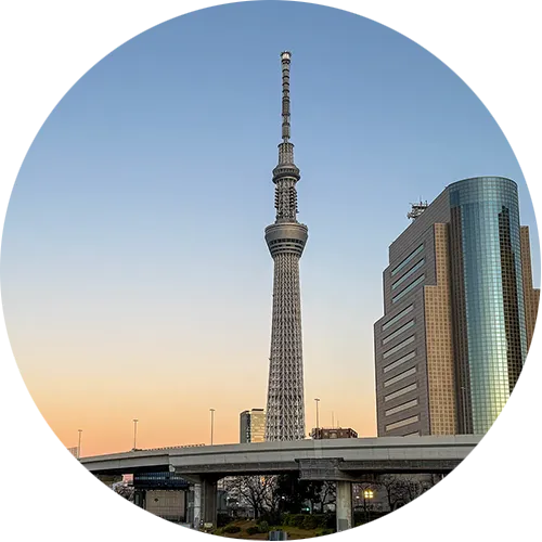 東京スカイツリー・隅田川